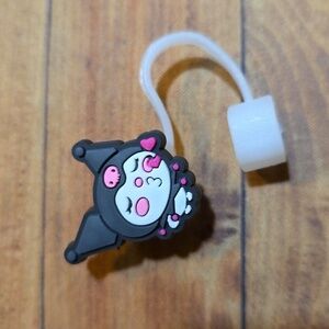 Kuromi Kisses Straw Topper Silicone 10mm/0.4 in  Accessory